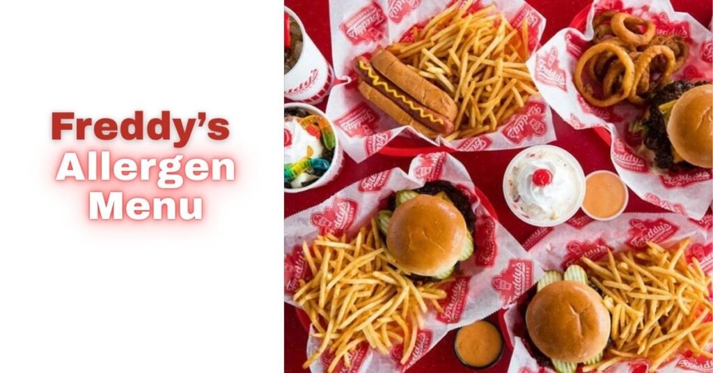 Freddys Allergen Menu