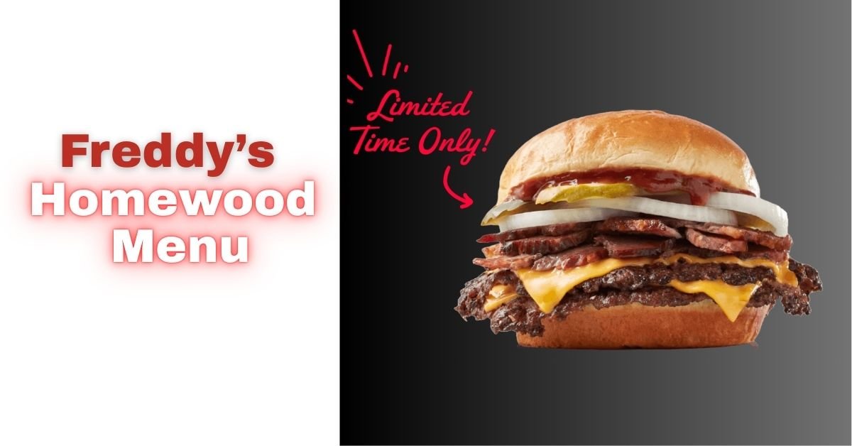 Freddys Homewood Menu