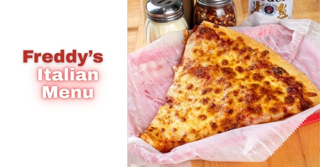 Freddys Italian Menu