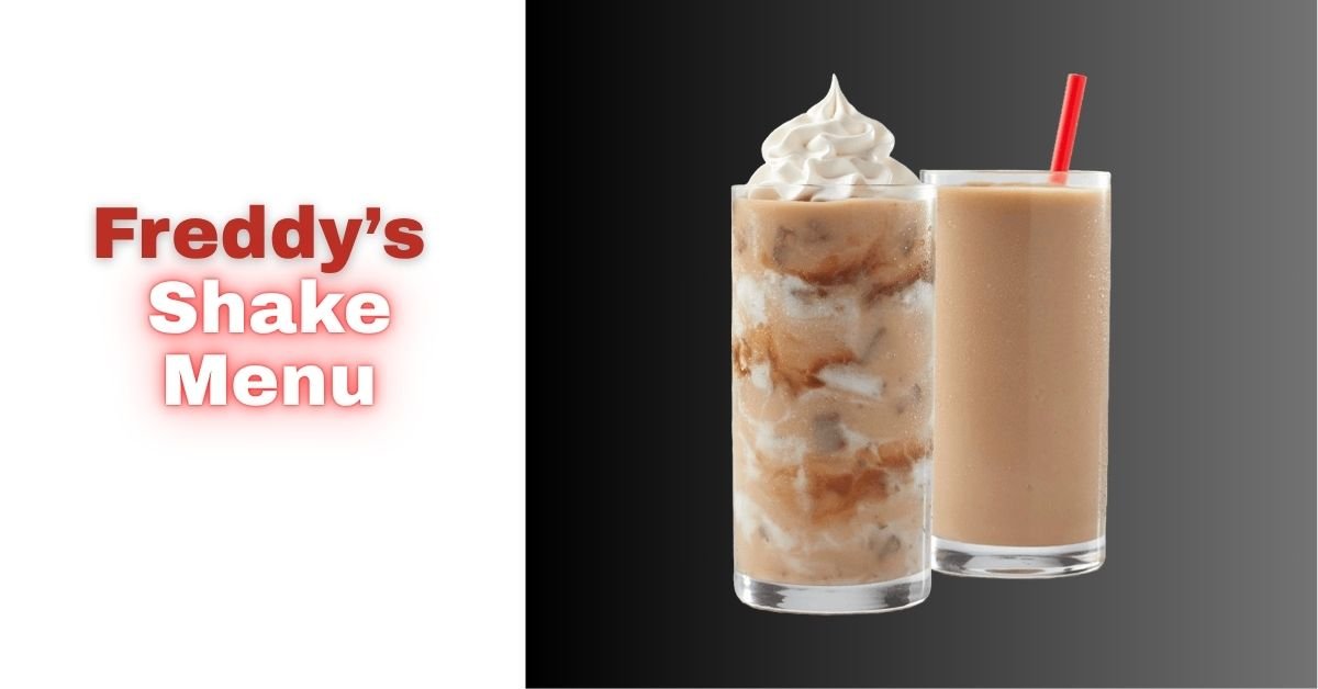 Freddys Shake Menu