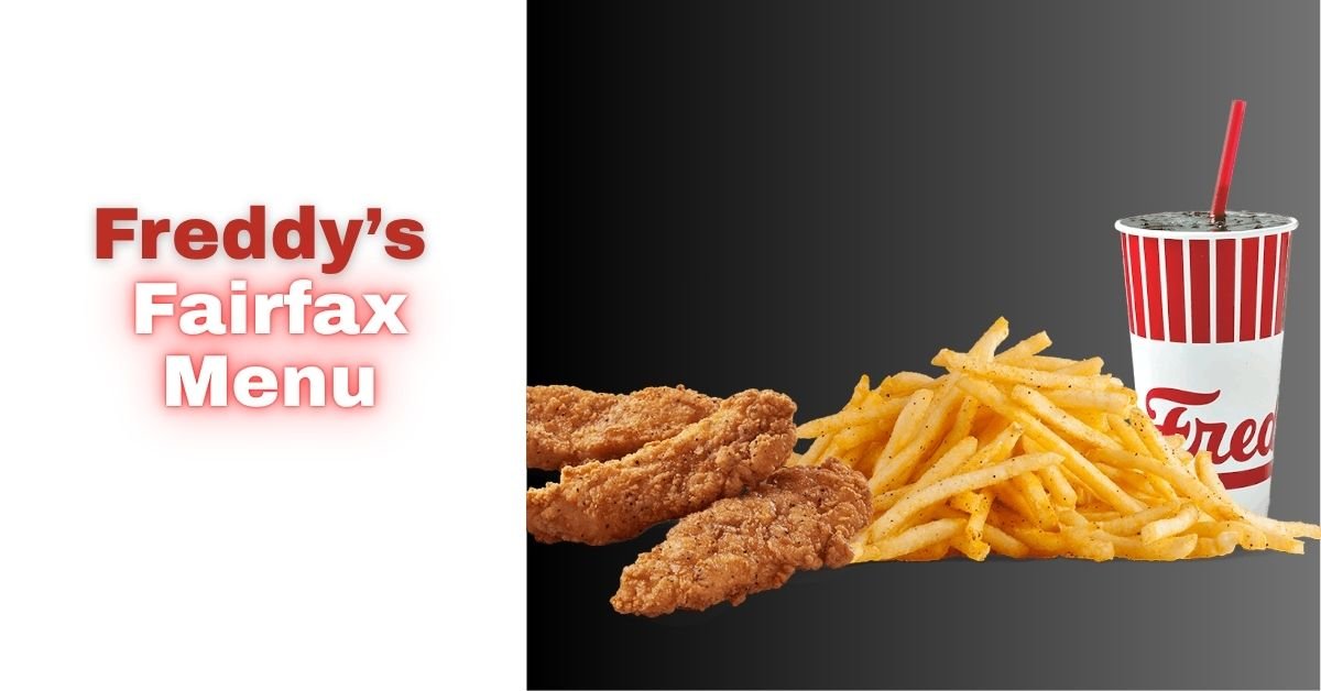 Freddys Fairfax Menu