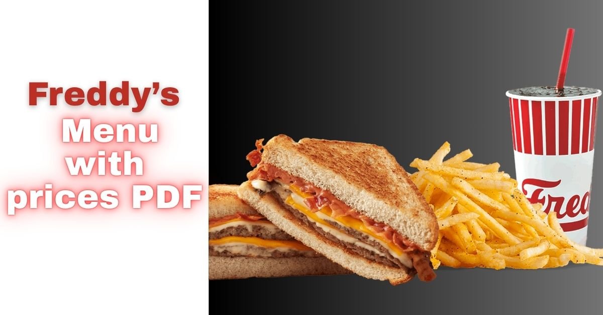 Freddy's Menu with Prices PDF